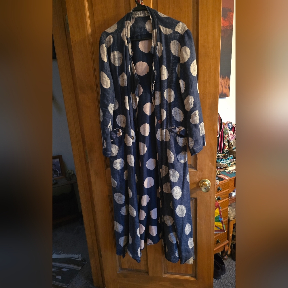 Magnolia Pearl Linen Swing Coat